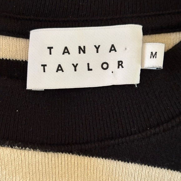 Tanya Taylor Striped Shirley Cold Shoulder Dress - Picture 9 of 9